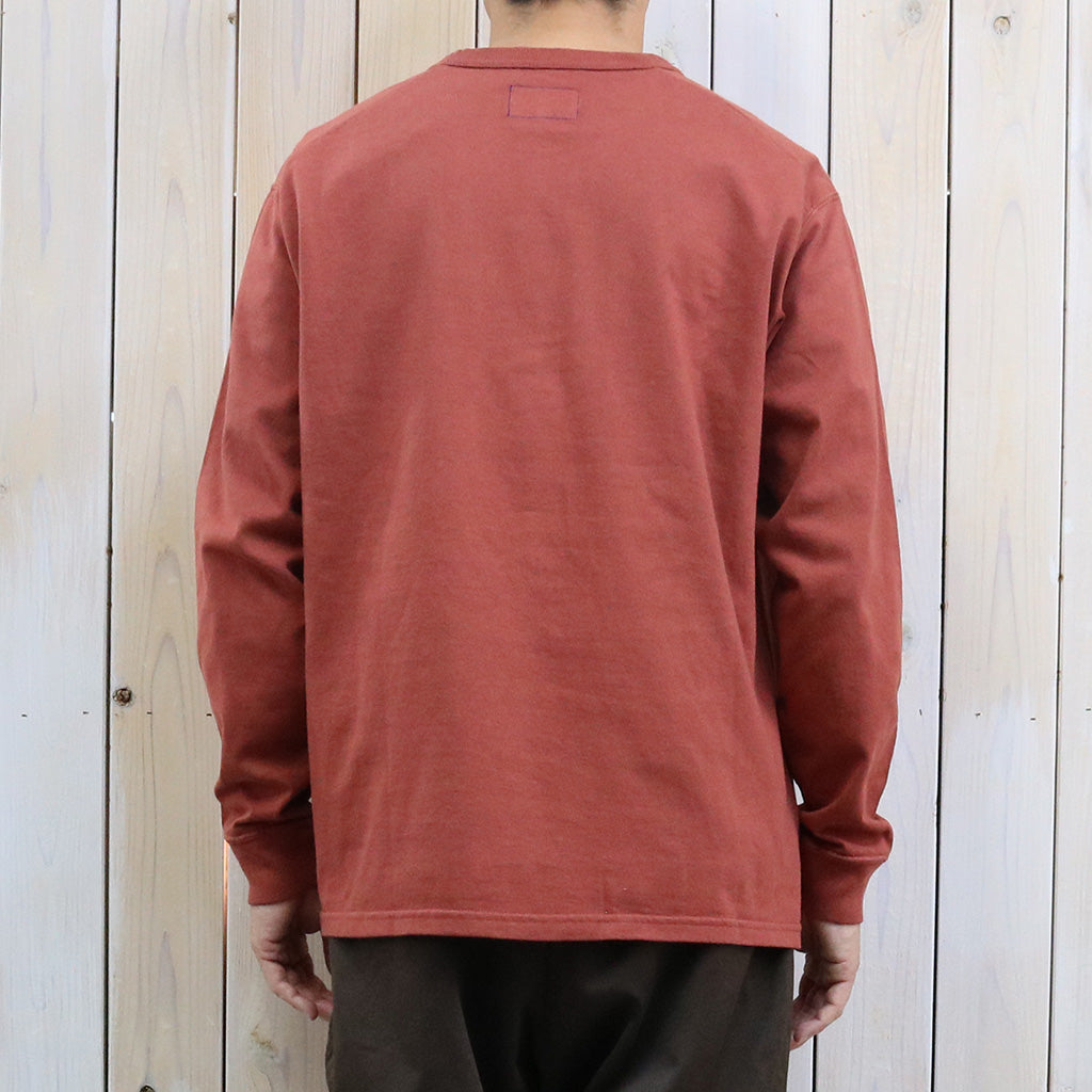 THE NORTH FACE PURPLE LABEL : 8oz Field Long Sleeve Pocket Tee (Rust)