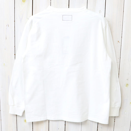 THE NORTH FACE PURPLE LABEL : 8oz Field Long Sleeve Pocket Tee (Off White)