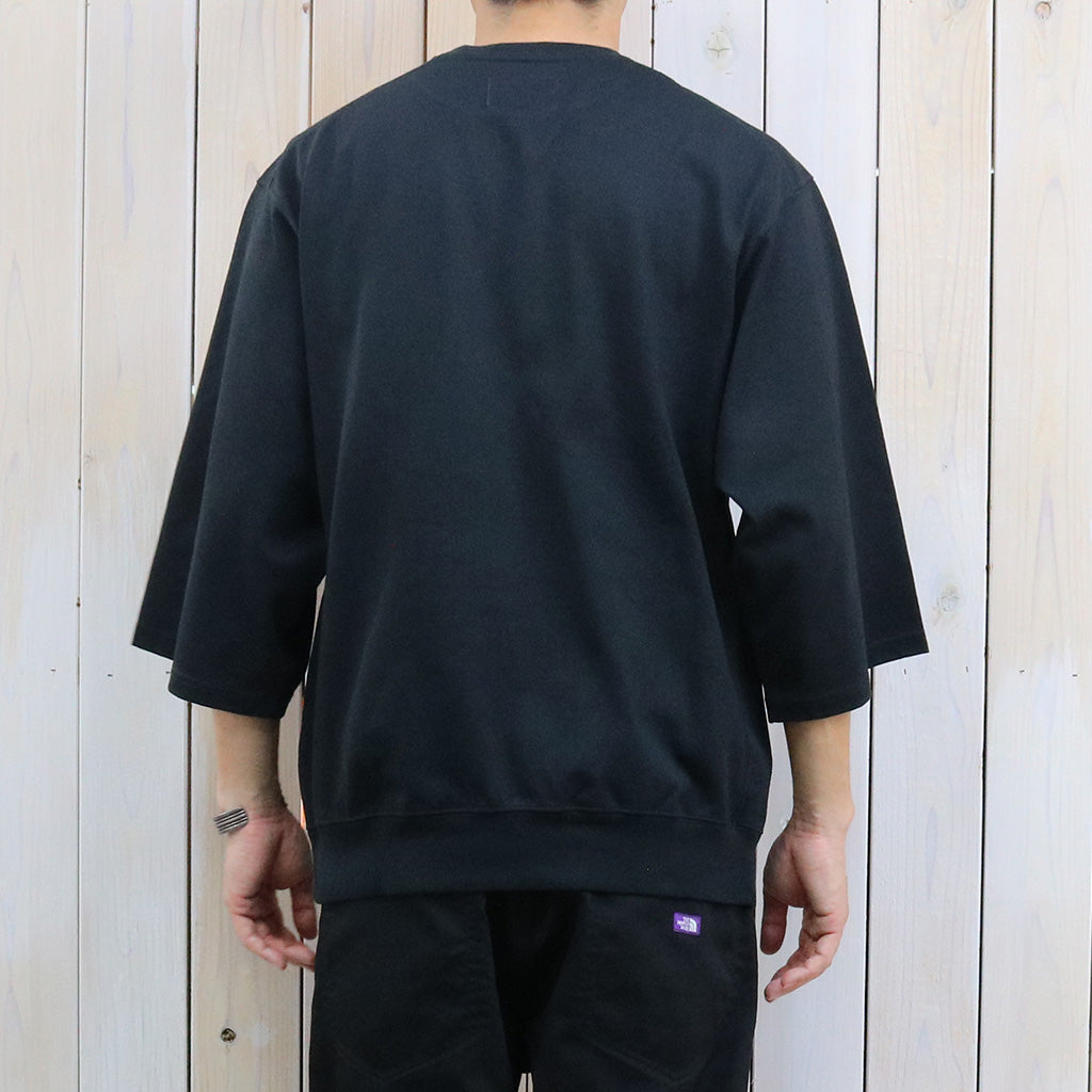 THE NORTH FACE PURPLE LABEL : 9.5oz Field S/S Pullover (Black)