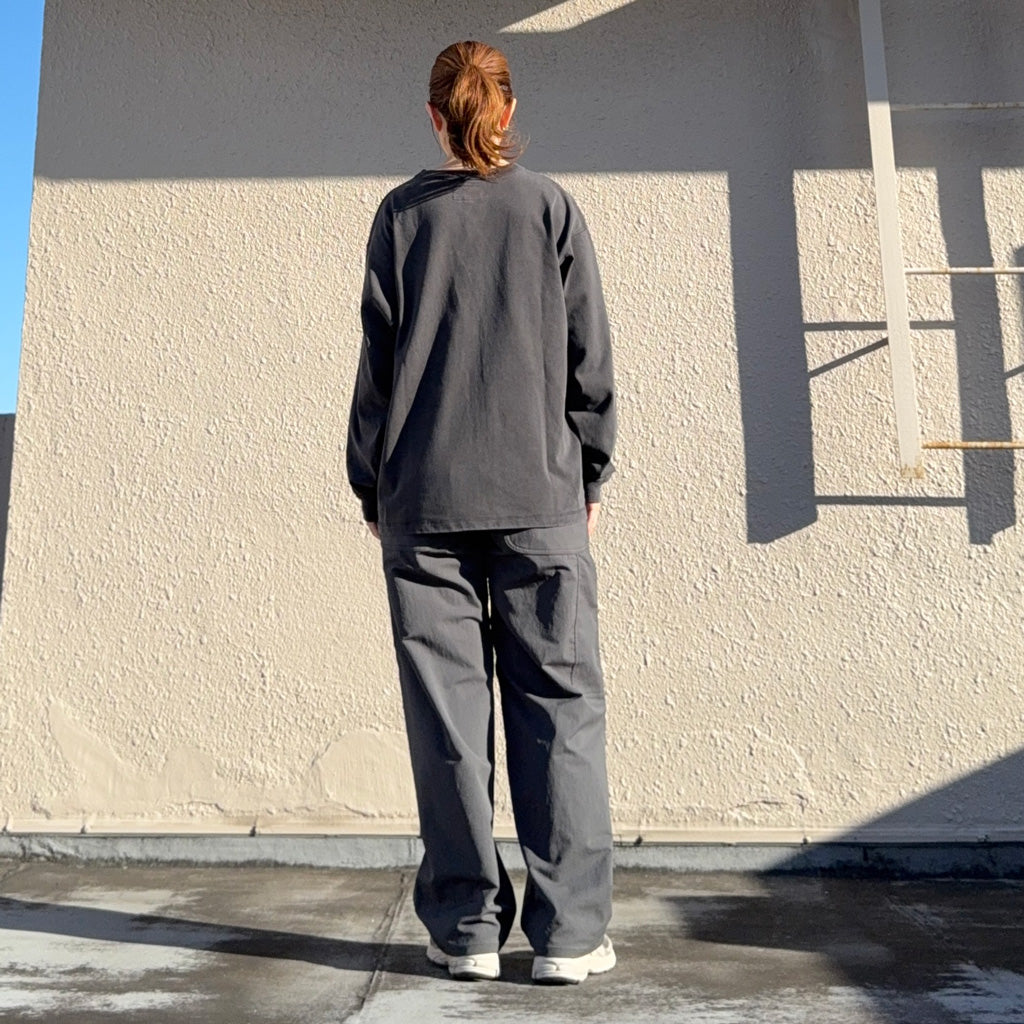 THE NORTH FACE PURPLE LABEL : Faded Field Long Sleeve Tee (Black)