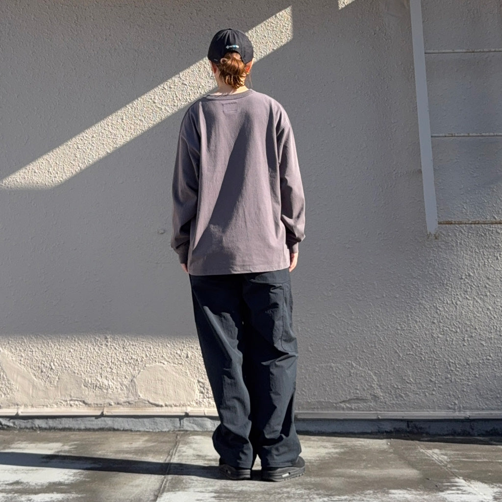 THE NORTH FACE PURPLE LABEL : Faded Field Long Sleeve Tee (Asphalt Gray)