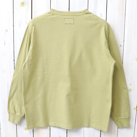 THE NORTH FACE PURPLE LABEL : 8oz Field Long Sleeve Pocket Tee (Light Khaki)