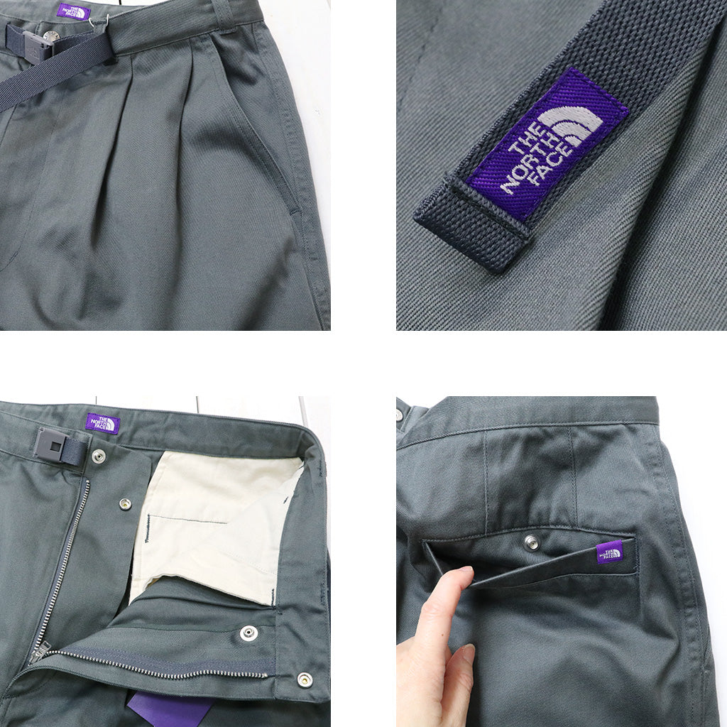 THE NORTH FACE PURPLE LABEL : Chino Tuck Field Shorts (Asphalt Gray)