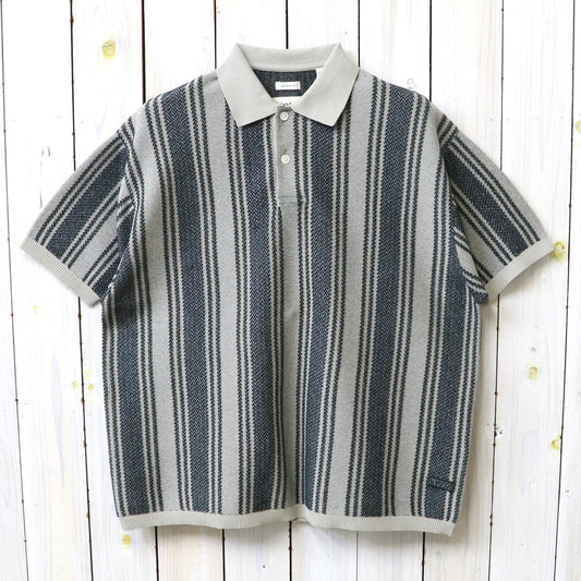 nanamica : Knit Polo Sweater (Charcoal)