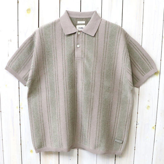 nanamica : Knit Polo Sweater (Beige)