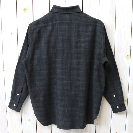 nanamica : Regular Collar Wool Plaid Shirt