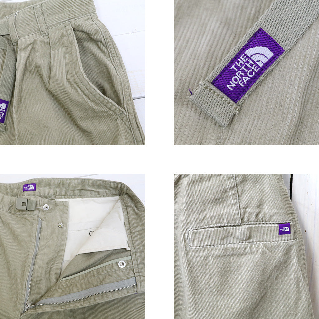 THE NORTH FACE PURPLE LABEL : Corduroy Wide Straight Field Pants (Taupe)