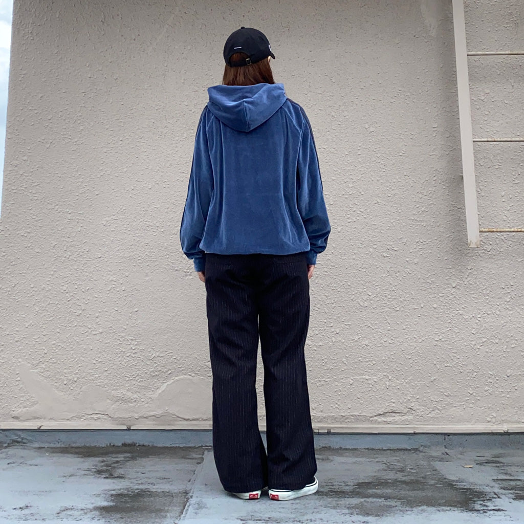 Needles『Track Hoody-C/Pe Velour』(Smoke Blue)