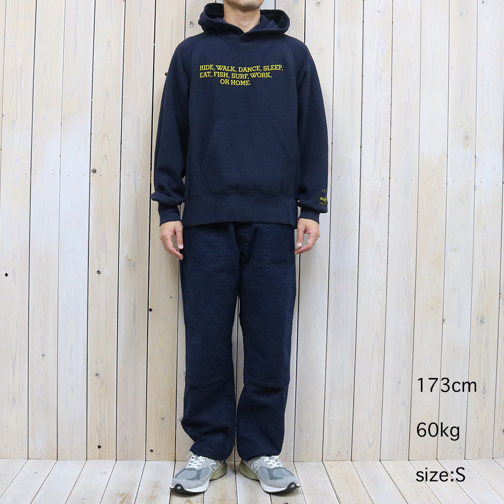 ENGINEERED GARMENTS : Raglan Hoodie-Ride (Navy)