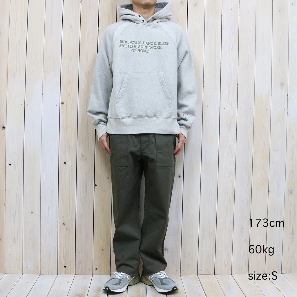 ENGINEERED GARMENTS : Raglan Hoodie-Ride (H.Grey)