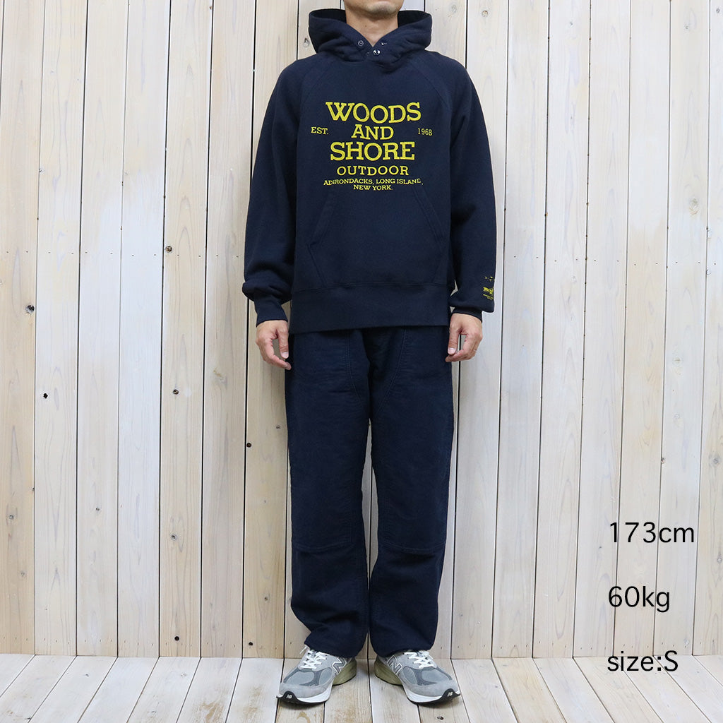 ENGINEERED GARMENTS : Raglan Hoodie-Woods (Navy)