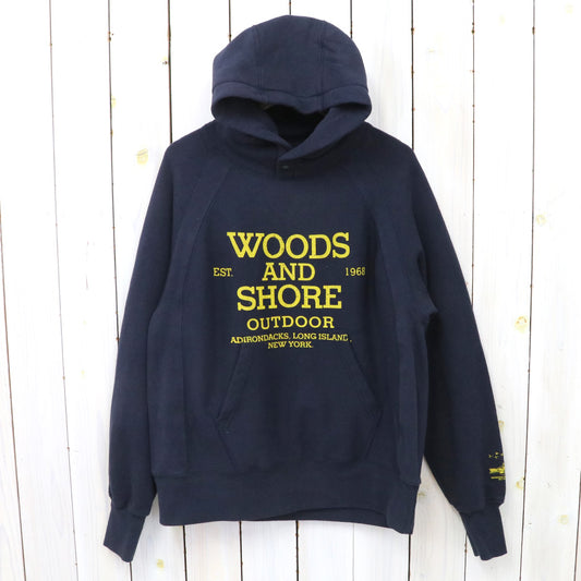ENGINEERED GARMENTS : Raglan Hoodie-Woods (Navy)