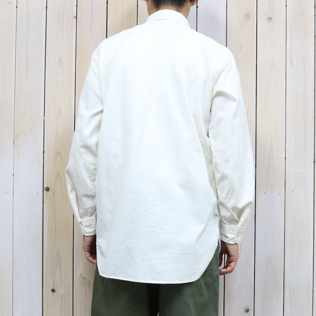ENGINEERED GARMENTS : Work Shirt-Cotton Micro Sanded Twill (Ivory)