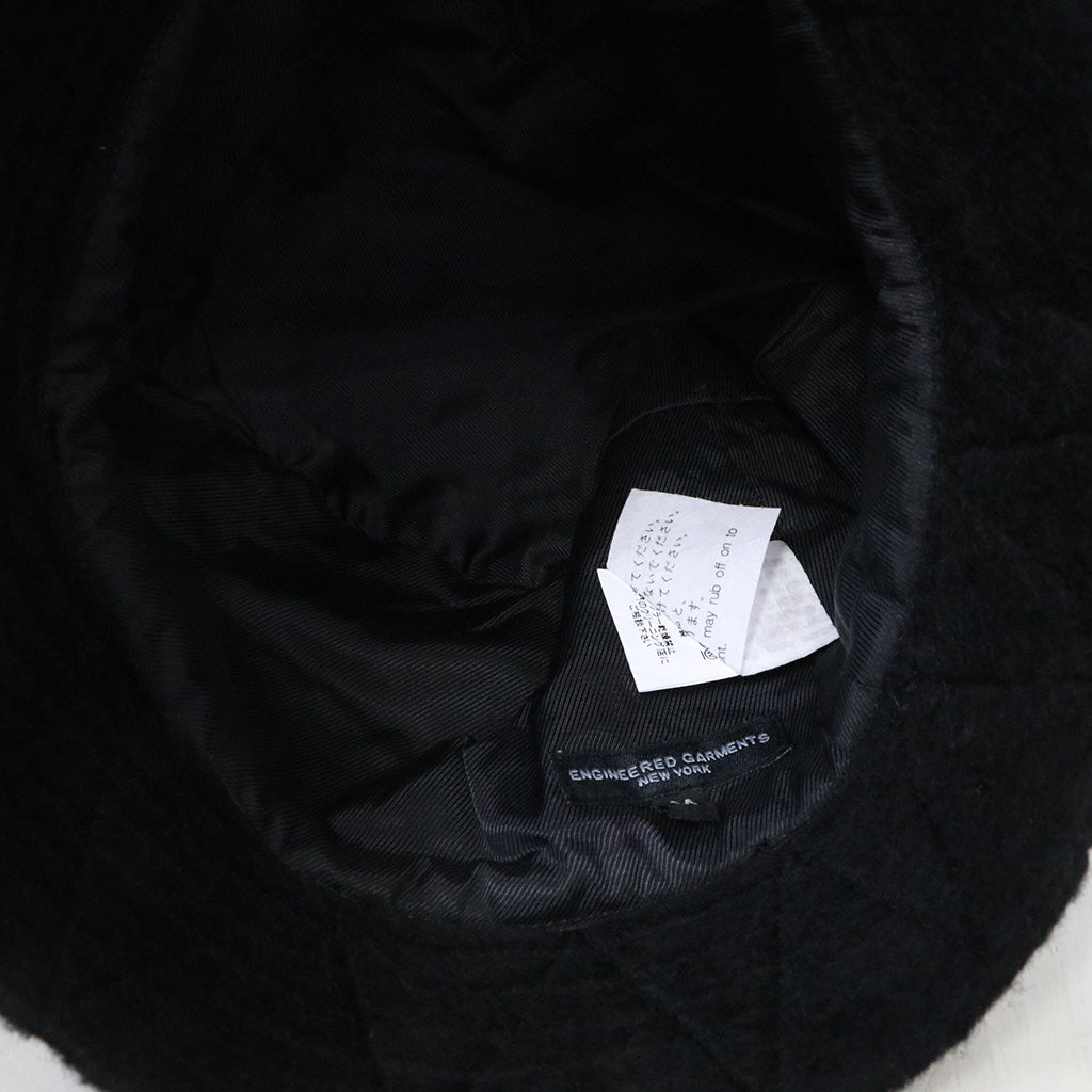 ENGINEERED GARMENTS : Bucket Hat-Polyester Wool Shaggy
