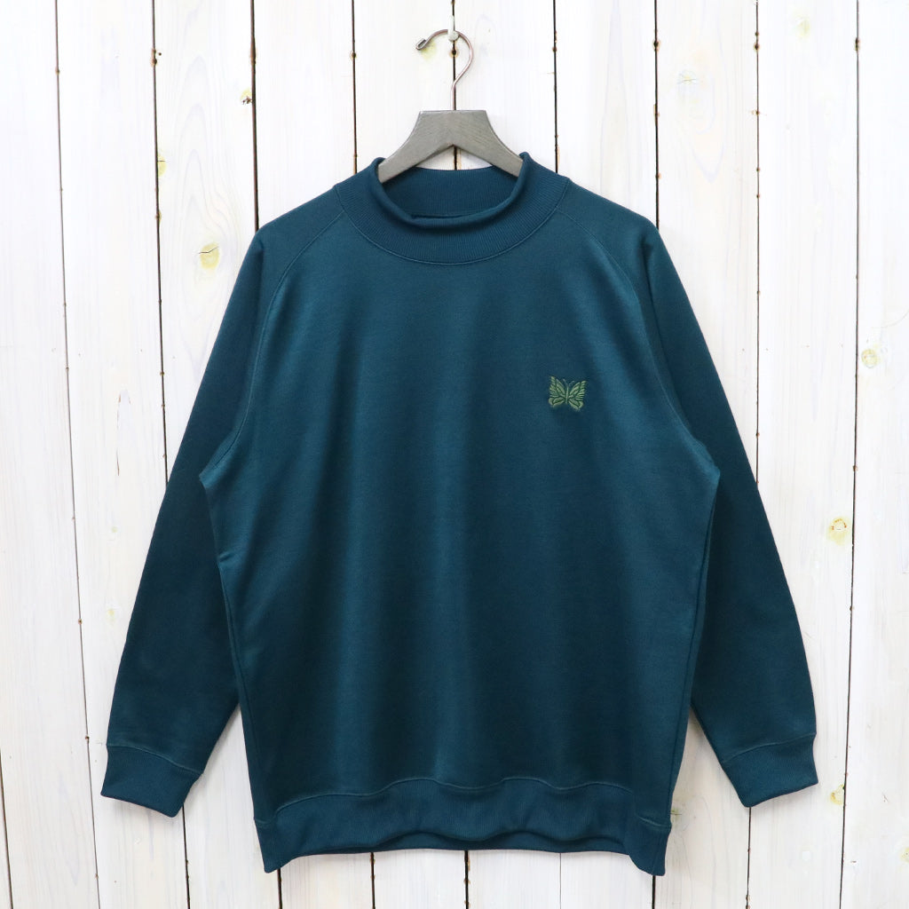 Needles『L/S Mock Neck Tee-C/PE Bright Jersey』(Jasper Green)