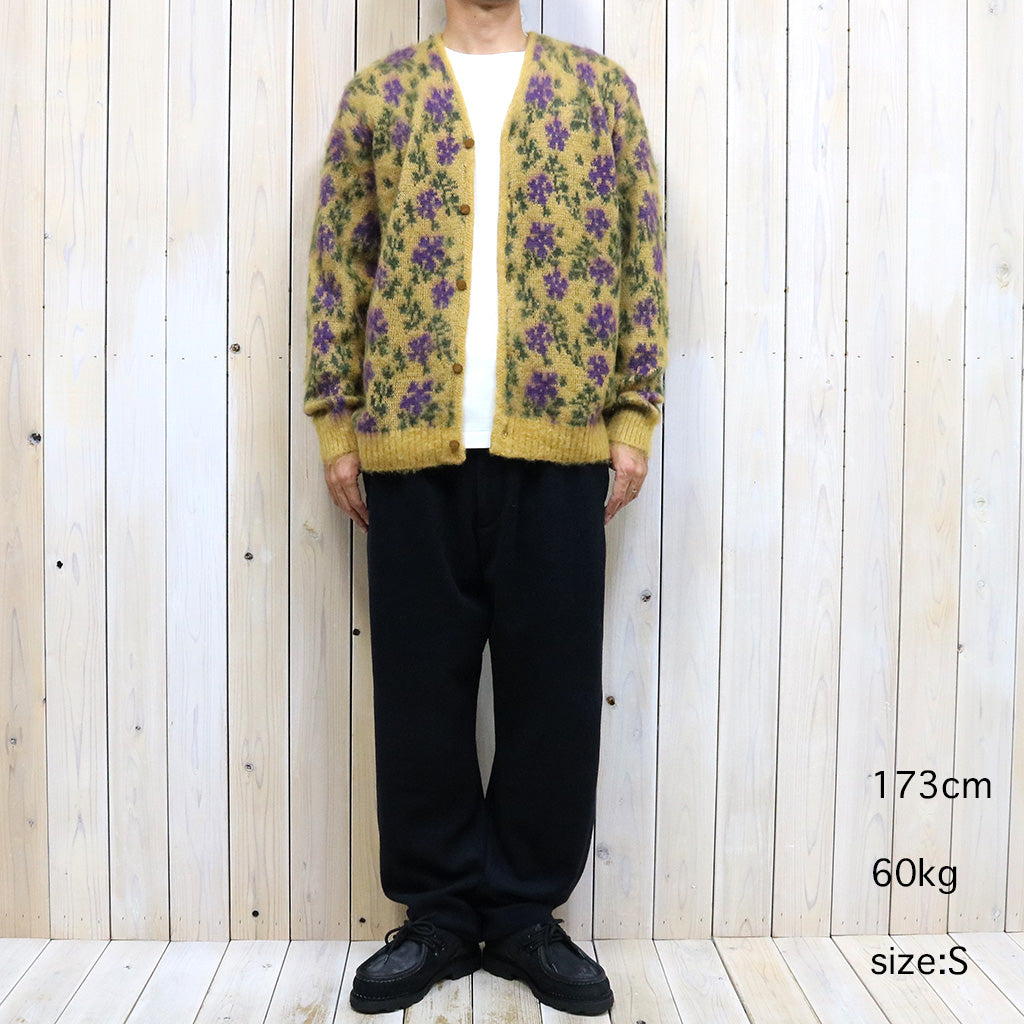 Needles『Mohair Cardigan-Flower』(Yellow)