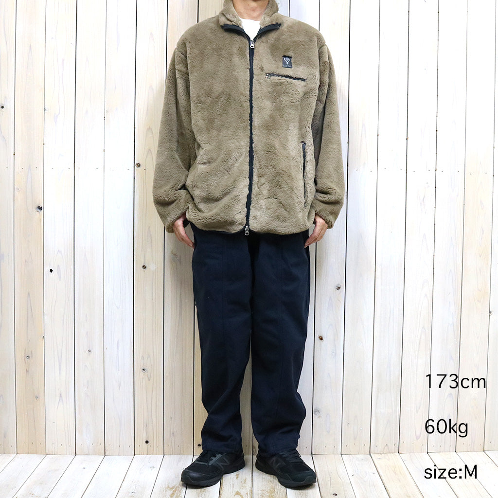 SOUTH2 WEST8『Piping Jacket-Micro Fur』(Brown)