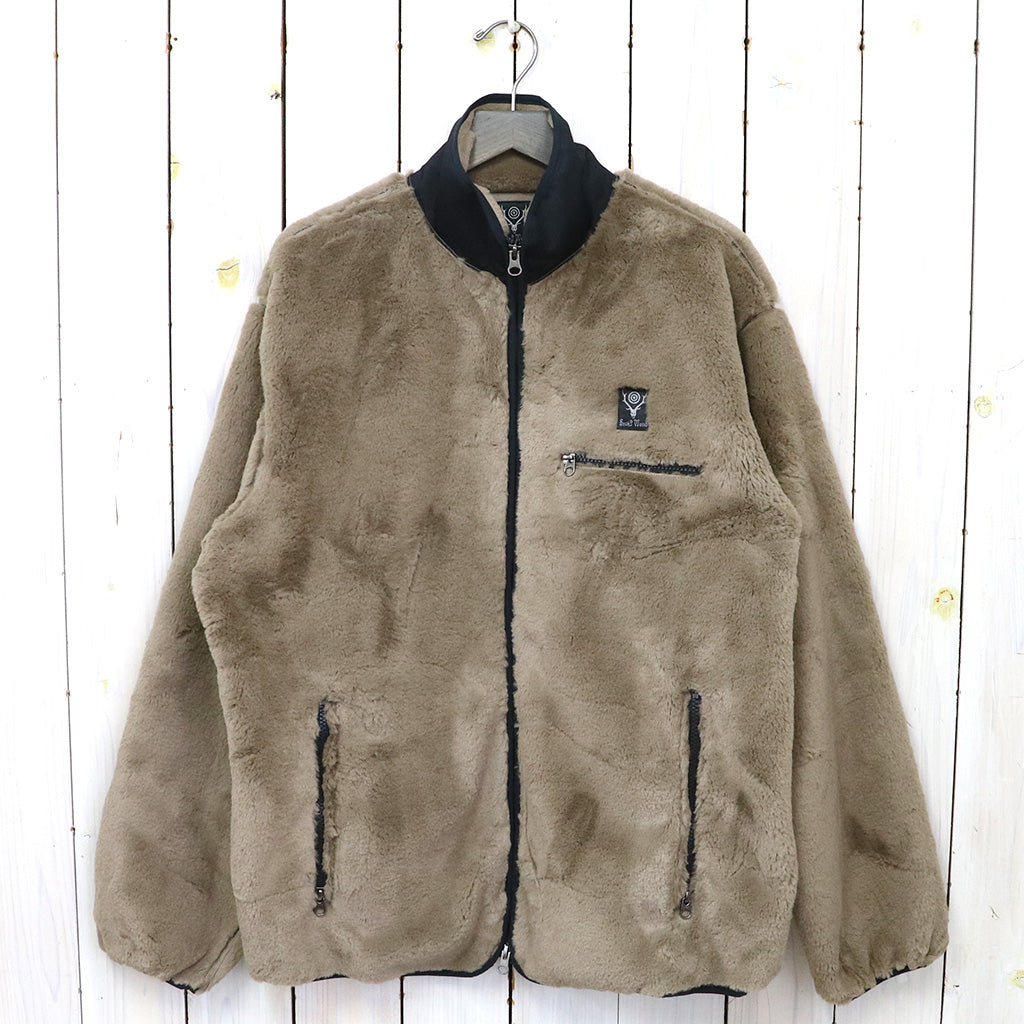 SOUTH2 WEST8『Piping Jacket-Micro Fur』(Brown) – Reggieshop