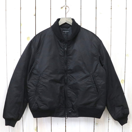 ENGINEERED GARMENTS : LL Jacket-Flight Satin Nylon (Black)