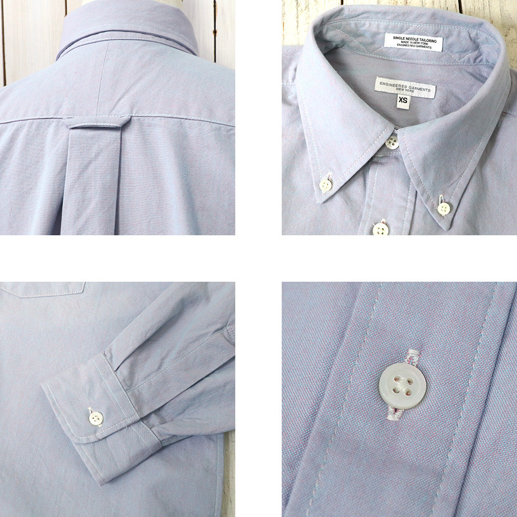 ENGINEERED GARMENTS『IVY BD Shirt-Cotton Iridescent』(Blue)