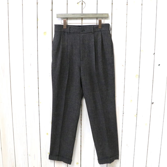 Needles『Tucked Trouser-PE/PU Stretch Twill』(Black)