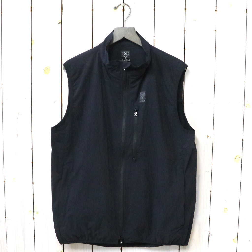 SOUTH2 WEST8『Packable Vest-Nylon Typewriter』(Black)