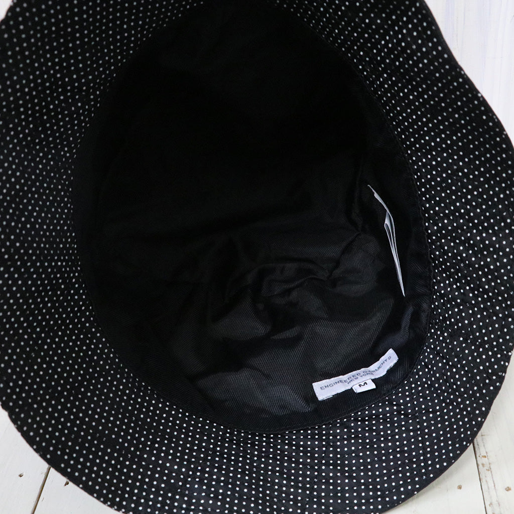 ENGINEERED GARMENTS『Bucket Hat-Polyfiber Polka Dot』