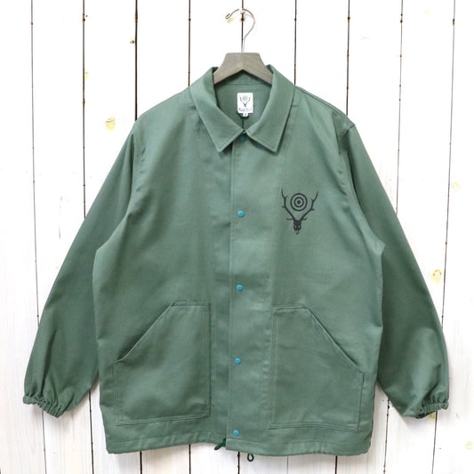 SOUTH2 WEST8『Coach Jacket-Cotton Twill』(Moss Green)