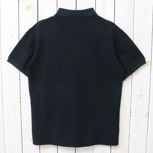 SOUTH2 WEST8 : S/S Polo Shirt-Cotton Pique (Black)