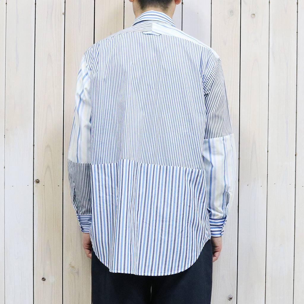 ENGINEERED GARMENTS『Combo Short Collar Shirt-Candy Stripe Broadcloth』