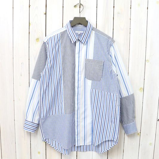 ENGINEERED GARMENTS『Combo Short Collar Shirt-Candy Stripe Broadcloth』