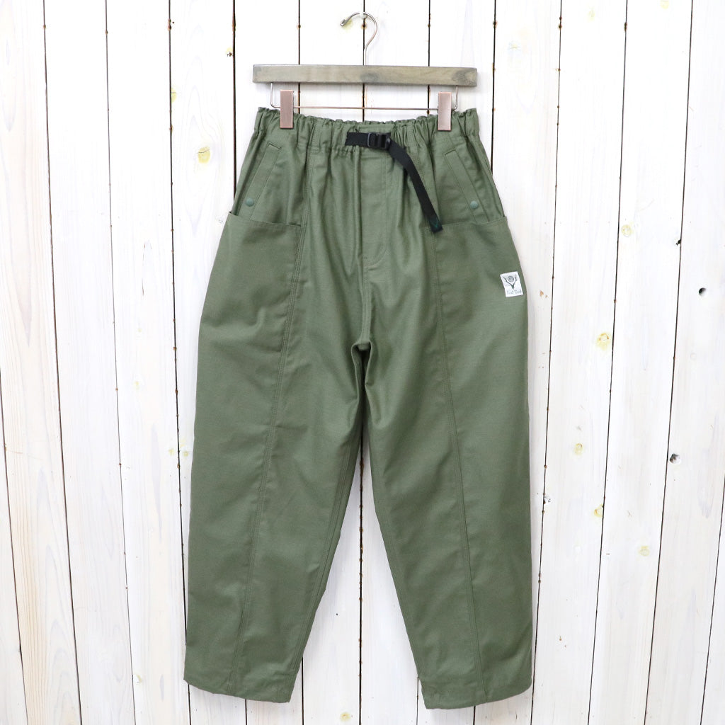 SOUTH2 WEST8『Belted C.S. Pant-Cotton Back Sateen』(Olive)