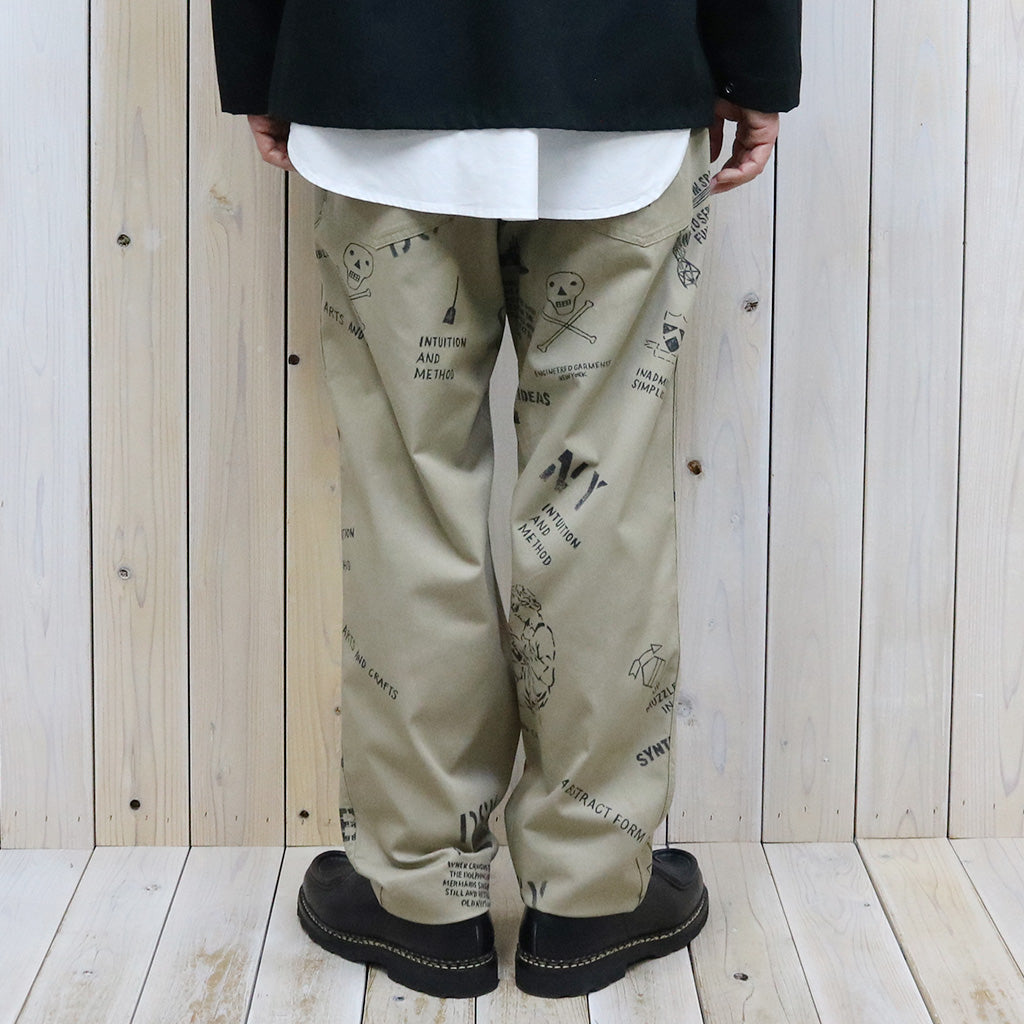 ENGINEERED GARMENTS『Fatigue Pant-Graffiti Print Flat Twill』