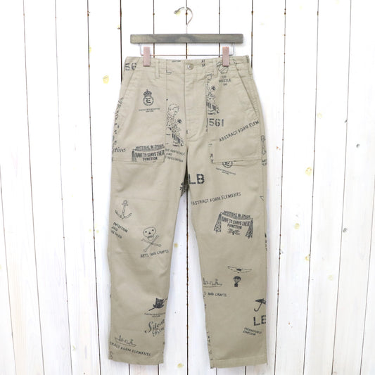 ENGINEERED GARMENTS『Fatigue Pant-Graffiti Print Flat Twill』