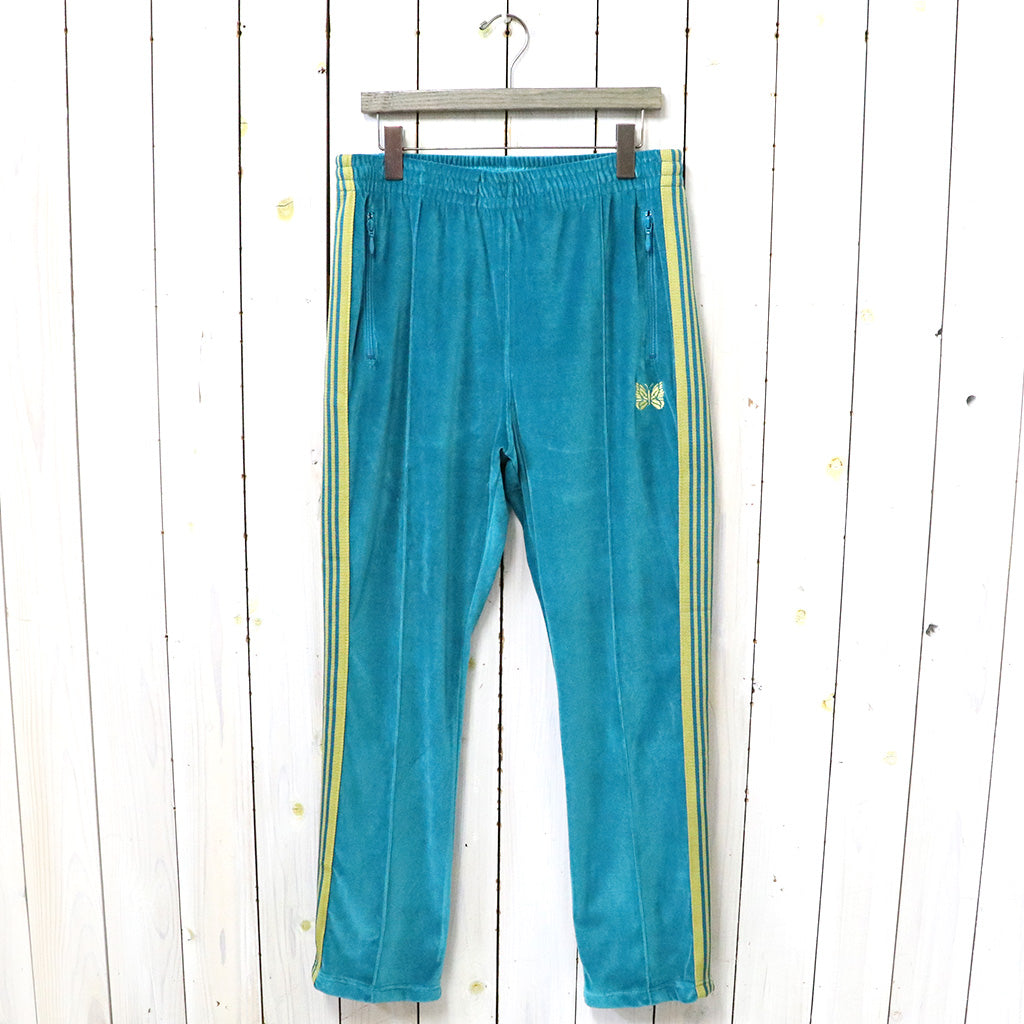 Needles『Narrow Track Pant-C/Pe Velour』(Turquoise) – Reggieshop