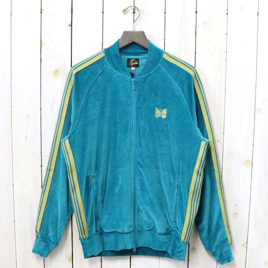 Needles『R.C. Track Jacket-C/Pe Velour』(Turquoise)