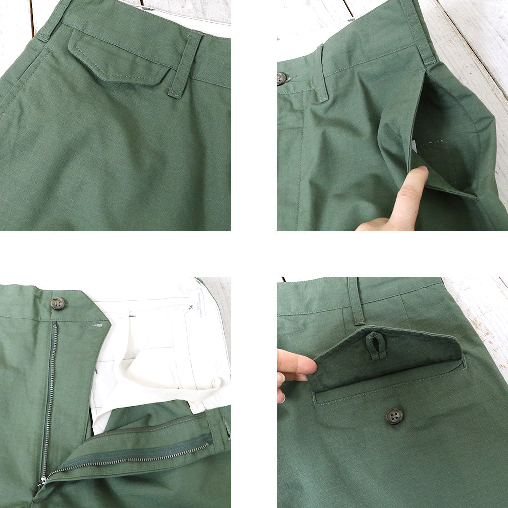 ENGINEERED GARMENTS『Officer Pant-Cotton Ripstop』(Olive)