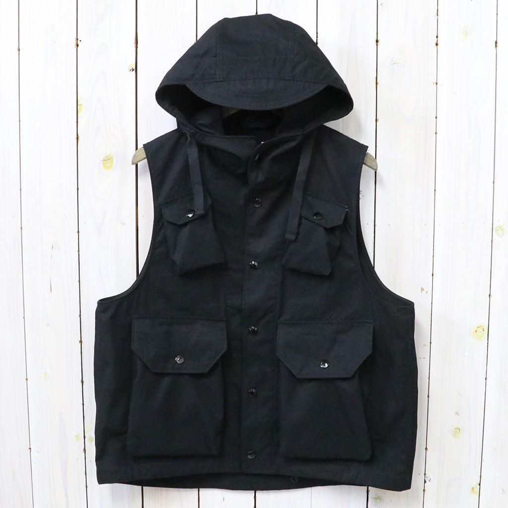 ENGINEERED GARMENTS『Field Vest-Cotton Duracloth Poplin』(Black)