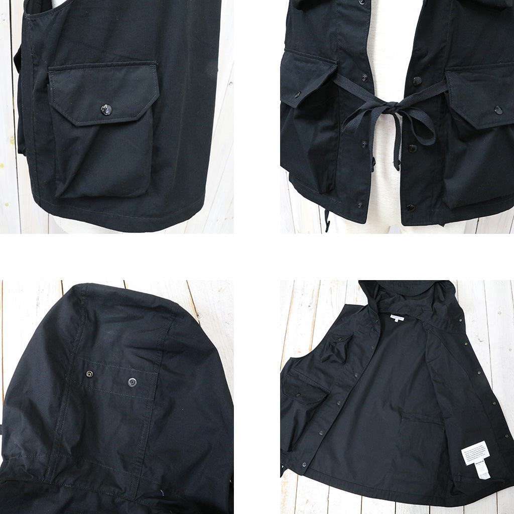 ENGINEERED GARMENTS『Field Vest-Cotton Duracloth Poplin』(Black)