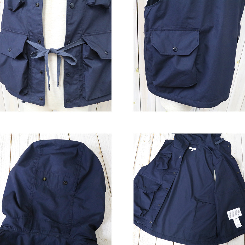 ENGINEERED GARMENTS『Field Vest-Cotton Duracloth Poplin』(Navy)