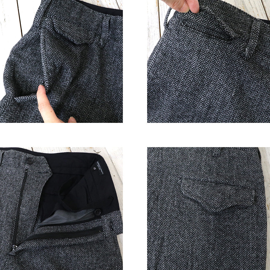ENGINEERED GARMENTS『Officer Pant-Poly Wool Herringbone』