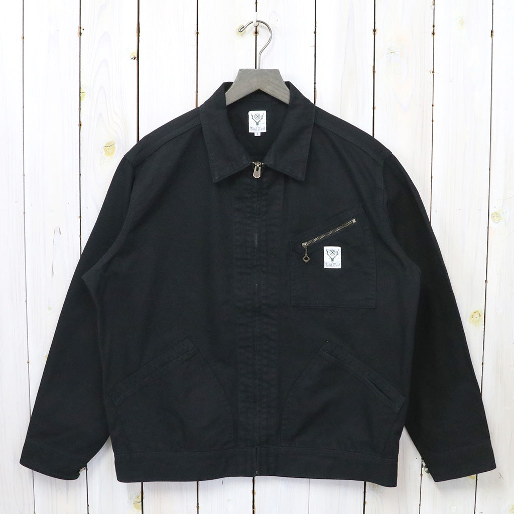 SOUTH2 WEST8『Work Jacket-11.5oz Cotton Canvas』(Black)