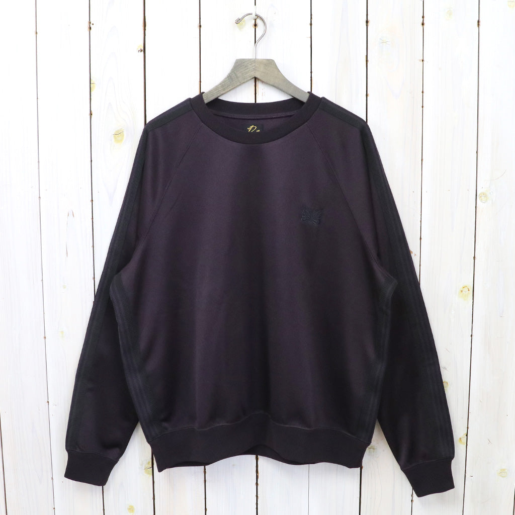 Needles『Track Crew Neck Shirt-Poly Smooth』(Dk.Purple) – Reggieshop
