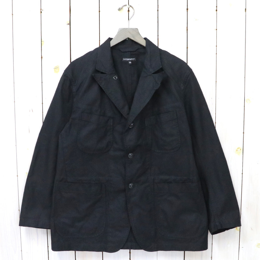 ENGINEERED GARMENTS『Bedford Jacket-Cotton Brushed Hb』(Black) – Reggieshop