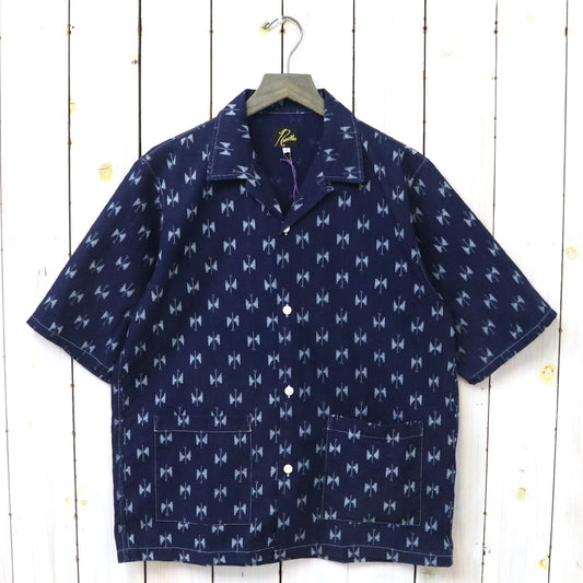 【SALE50%OFF】Needles『Cabana Shirt-6oz Printed Indigo Kasuri』