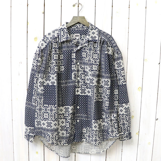 AiE : Painter Shirt-Poly Lace (Navy)