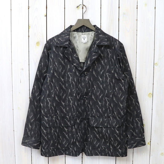 【SALE50%OFF】SOUTH2 WEST8 : Pen Jacket-Deer Horn Camo Jacquard (Black)