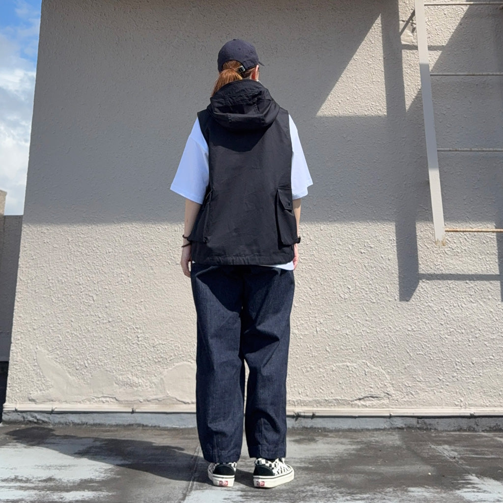 ENGINEERED GARMENTS : Field Vest-Cotton Ventile Twill (Dk.Navy)