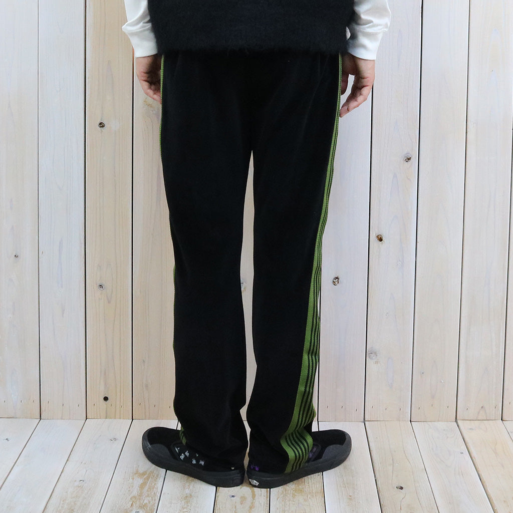 Needles : Narrow Track Pant-C/Pe Velour (Black)