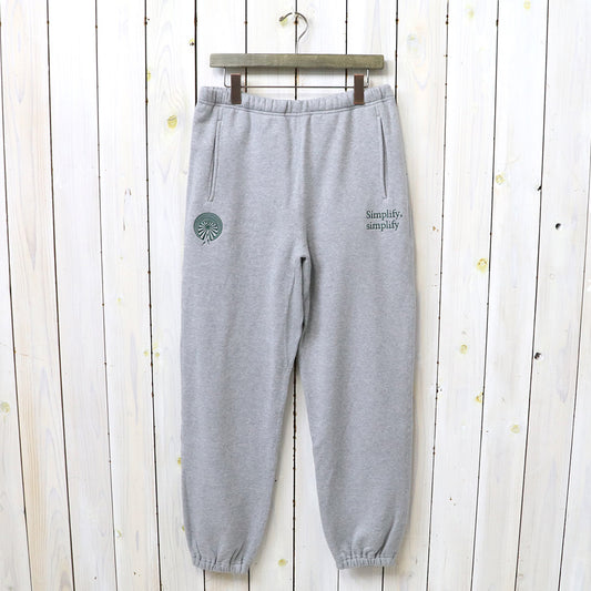 SOUTH2 WEST8 : Emb.String Sweat Pant-Cotton French Terry (H.Grey)